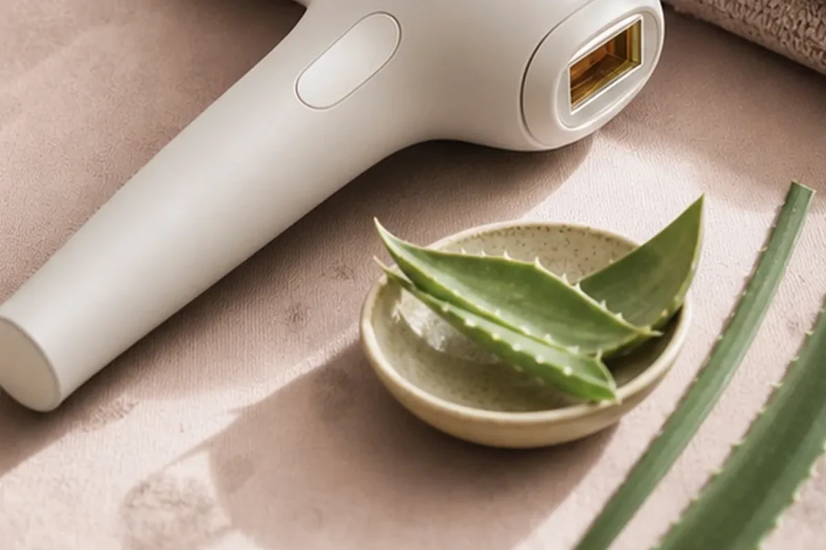Redaktionelle Detailaufnahme zur Orientierung bei Bikinizonen-Trimmer für feine Haare