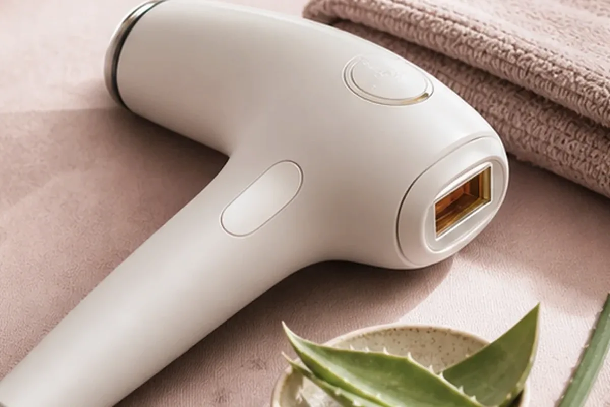 Hochwertige Beauty-Inszenierung zu Auswahlkriterien für Gesichtsrasierer für dunkle Haare