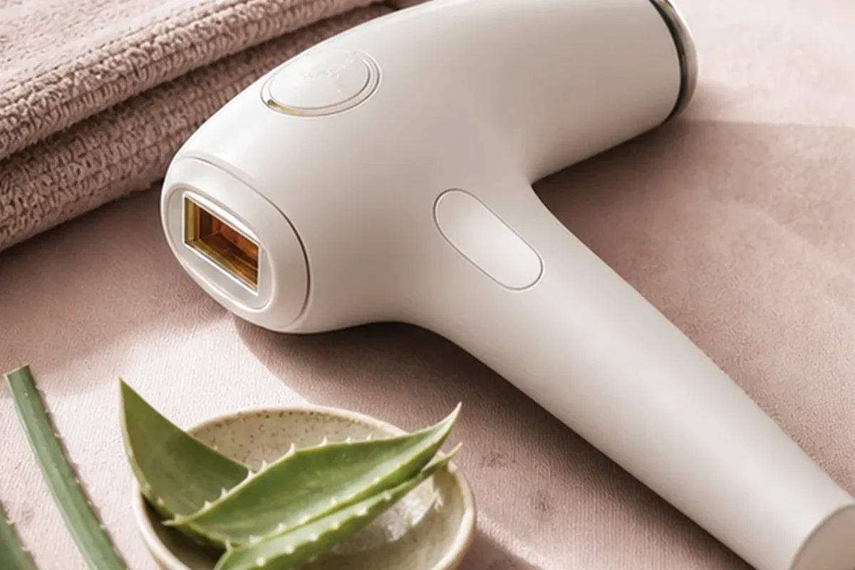 Hochwertige Beauty-Inszenierung zu Auswahlkriterien für Massagegerät bei wenig Zeit
