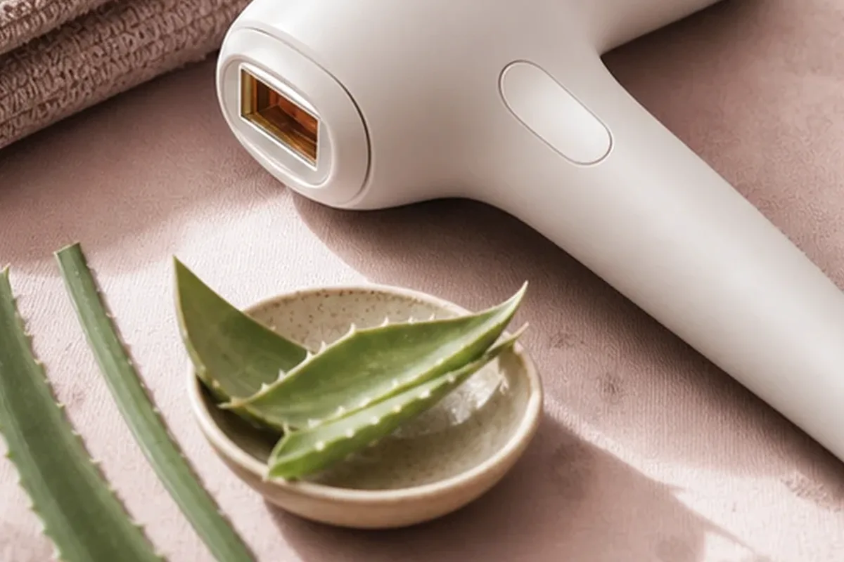 Redaktionelle Detailaufnahme zur Orientierung bei Body-Trimmer für die Bikinizone