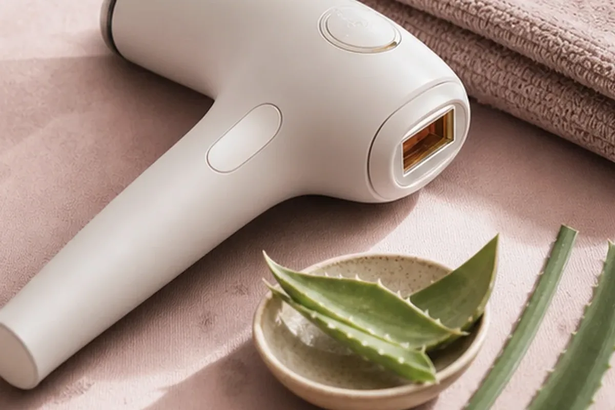 Redaktionelle Detailaufnahme zur Orientierung bei After-Shave-Pflege für feine Haare