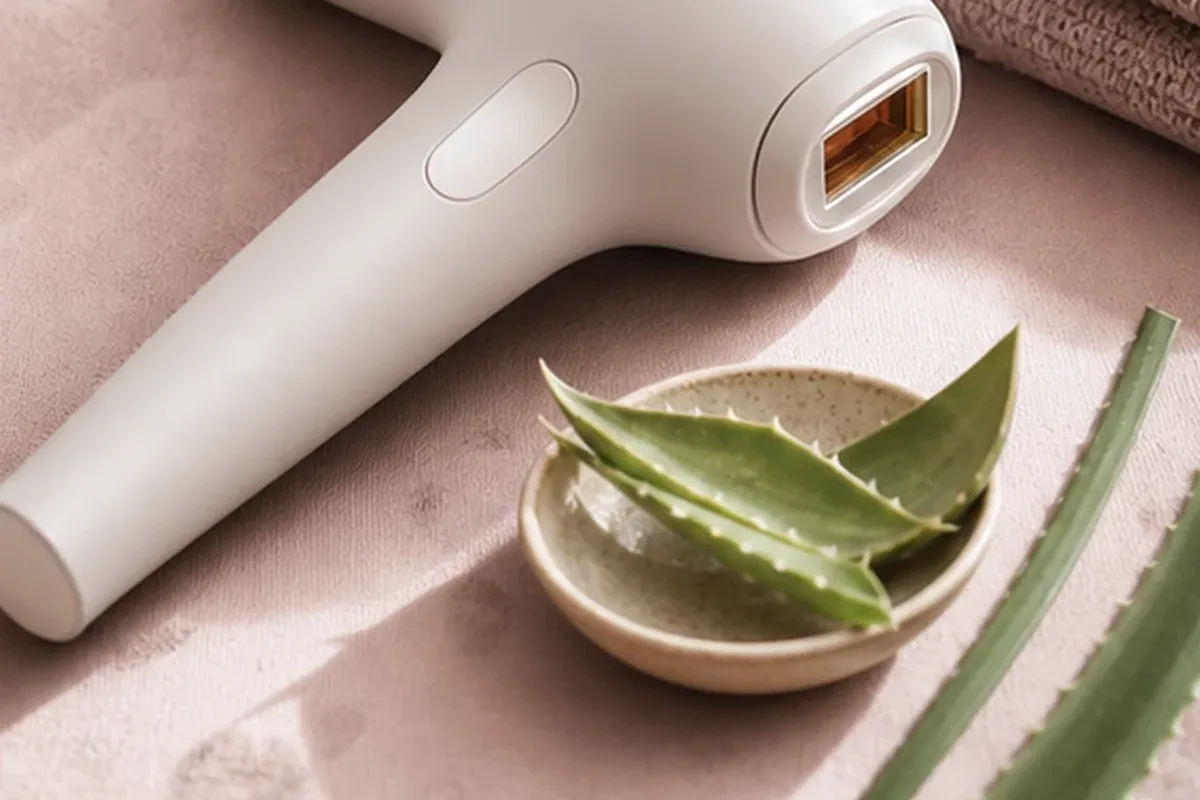 Redaktionelle Detailaufnahme zur Orientierung bei Body-Trimmer für die Bikinizone