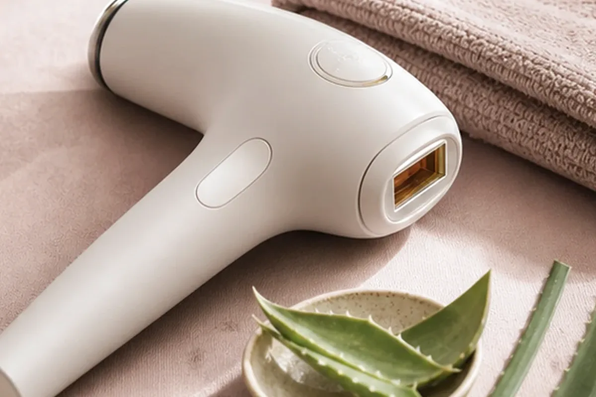 Hochwertige Beauty-Inszenierung zu Auswahlkriterien für Enthaarungscreme für dunkle Haare