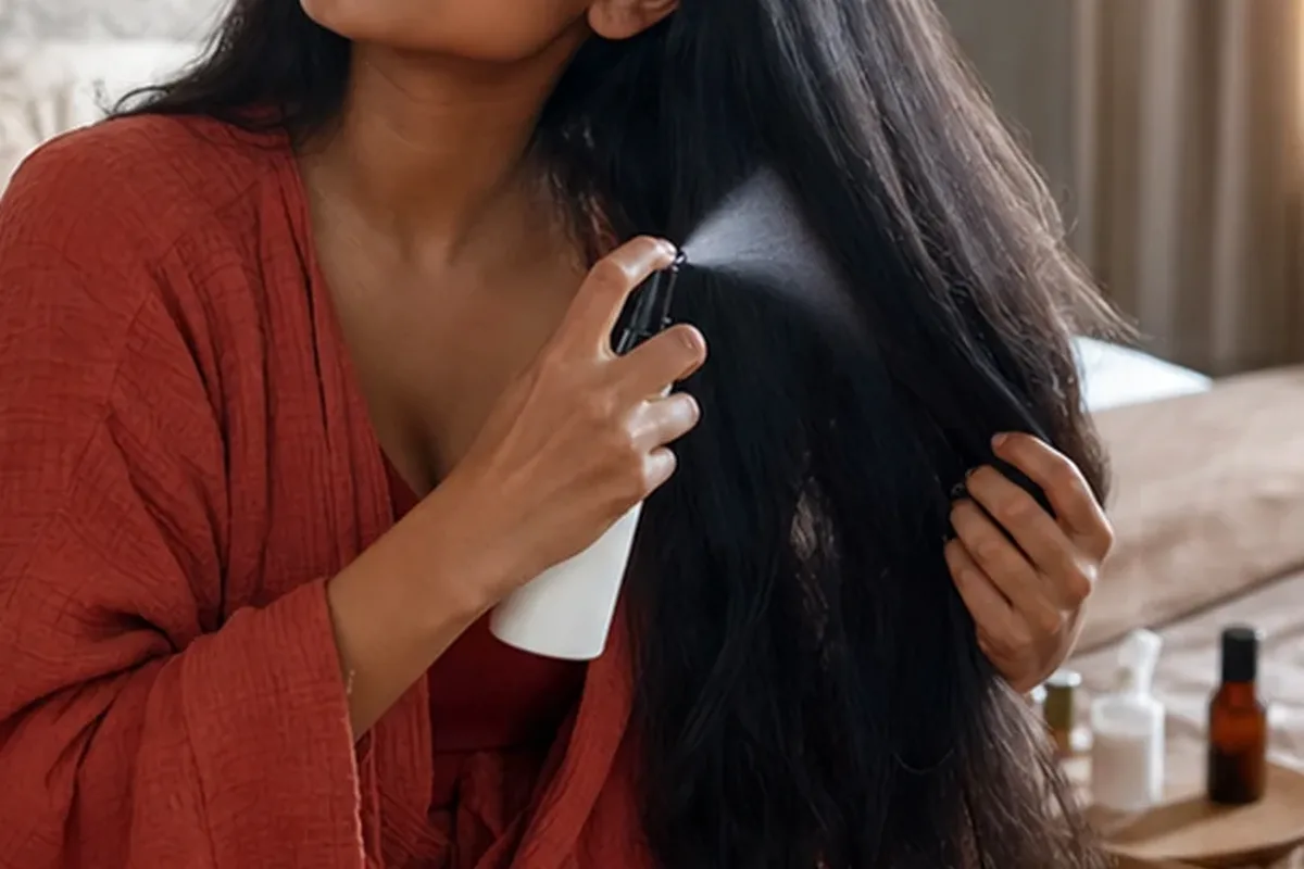 Redaktionelle Detailaufnahme zur Orientierung bei Tiefenreinigungsshampoo für trockenes Haar