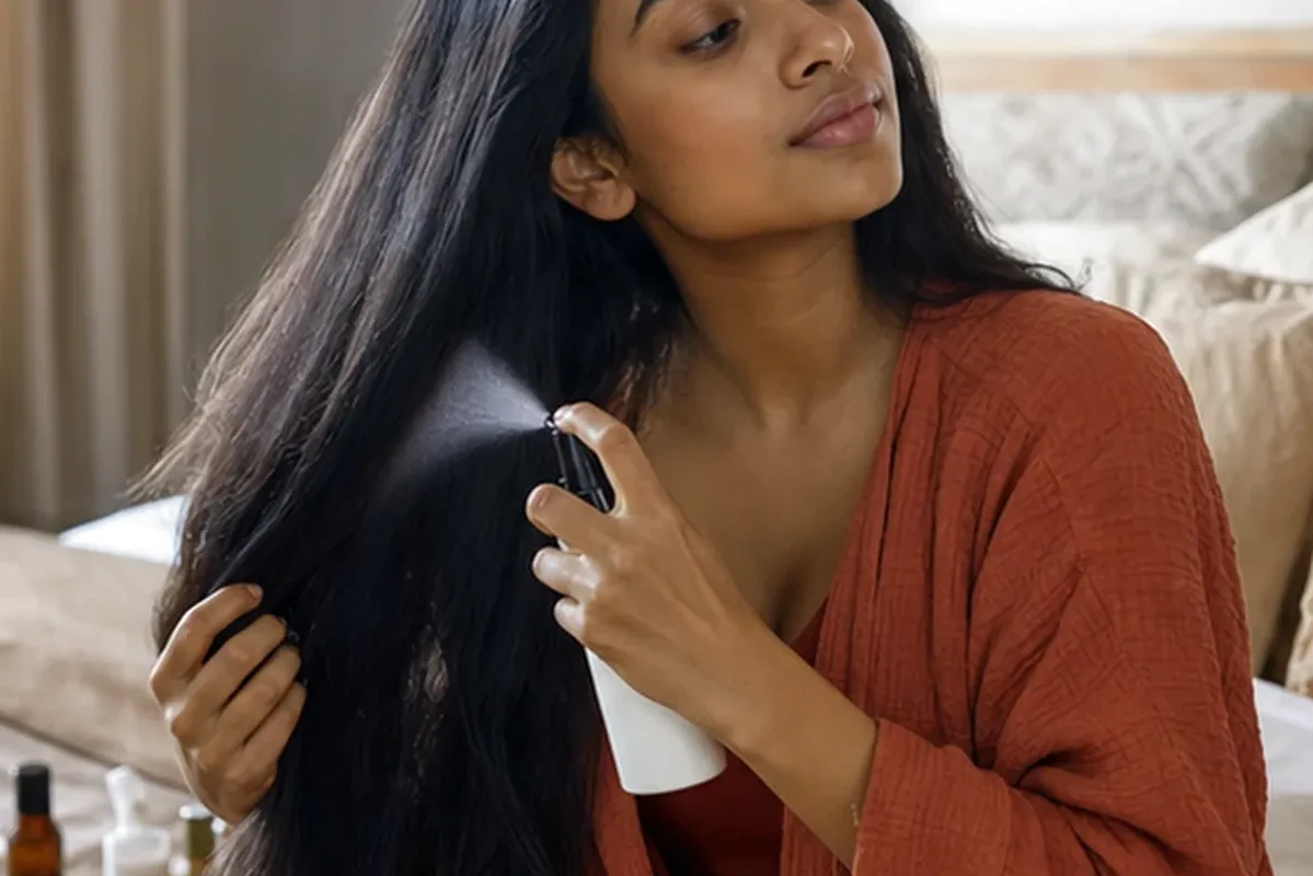 Hochwertige Beauty-Inszenierung zu Auswahlkriterien für Lockencreme für feines Haar