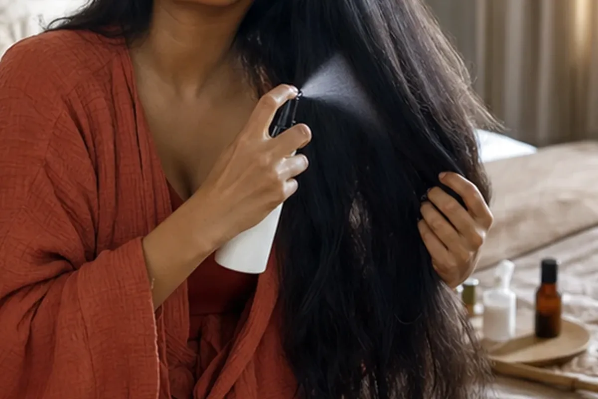 Hochwertige Beauty-Inszenierung zu Auswahlkriterien für Mildes Shampoo bei Frizz