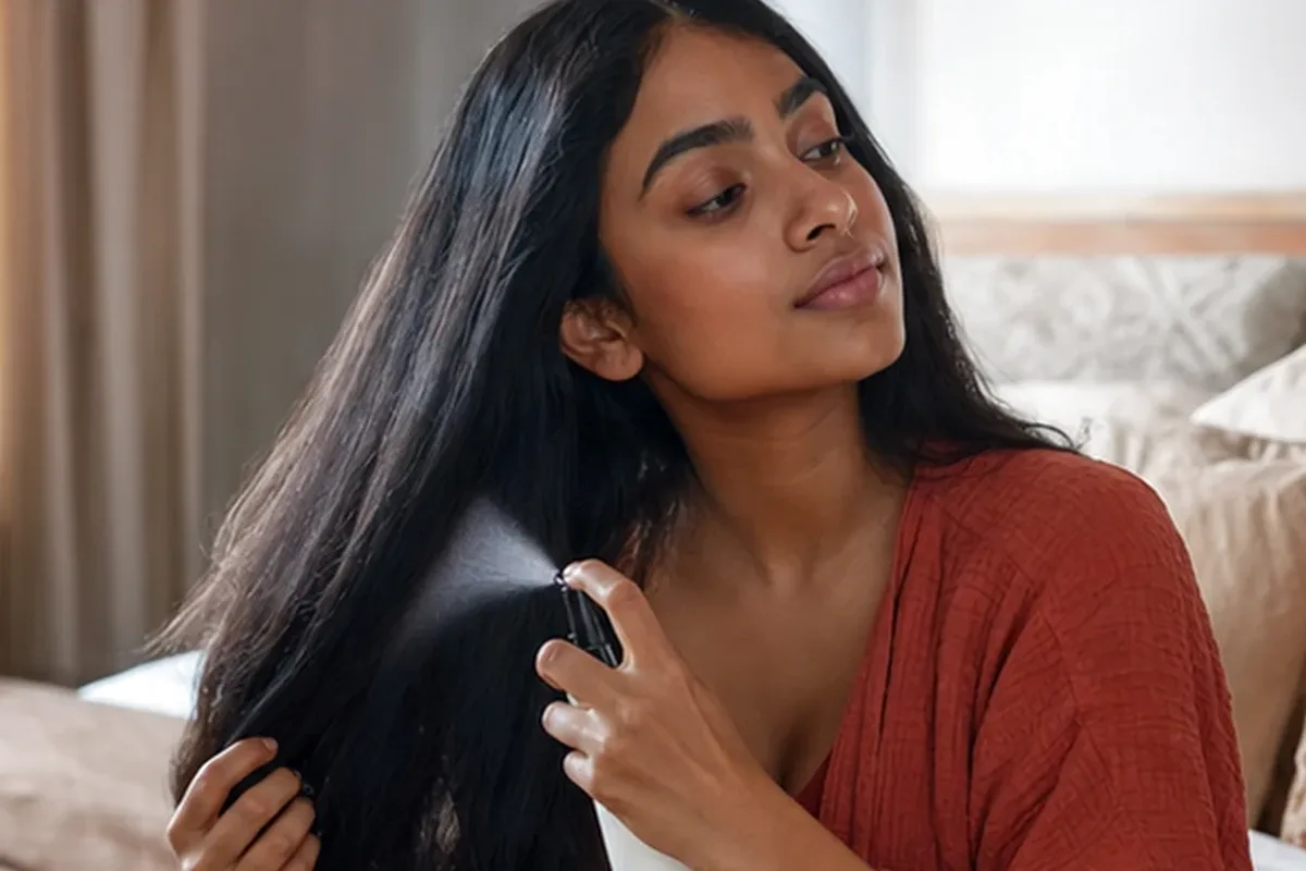 Authentische Beauty-Routine passend zum Thema Haaröl für empfindliche Kopfhaut