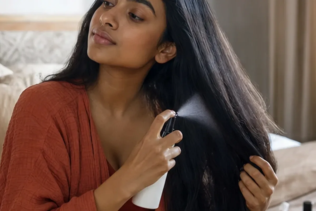 Hochwertige Beauty-Inszenierung zu Auswahlkriterien für Haartrockner bei Haarbruch