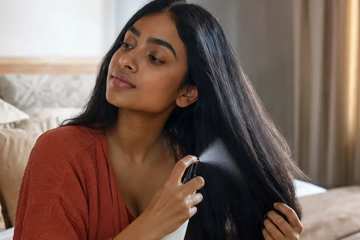 Hochwertige Beauty-Inszenierung zu Auswahlkriterien für Mildes Shampoo für empfindliche Kopfhaut