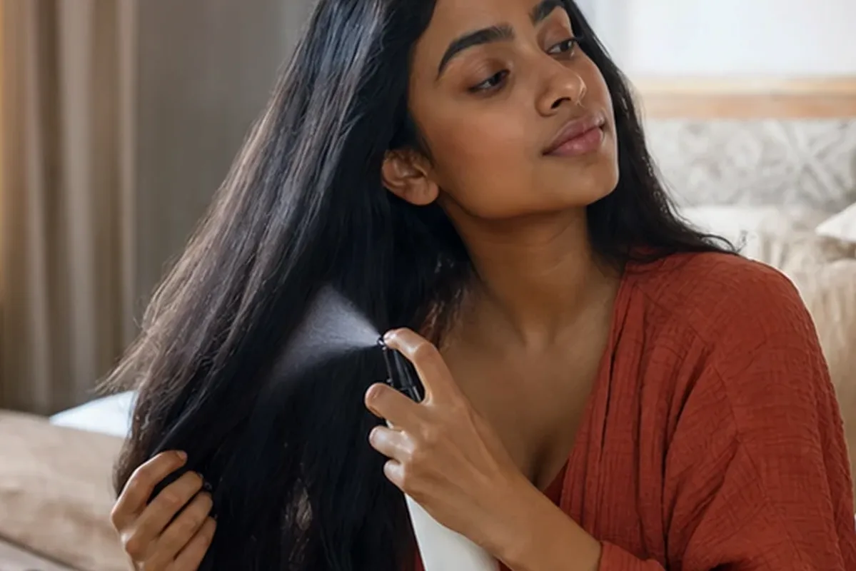 Redaktioneller Beauty-Moment zur Ausgangslage bei Mildes Shampoo für feines Haar