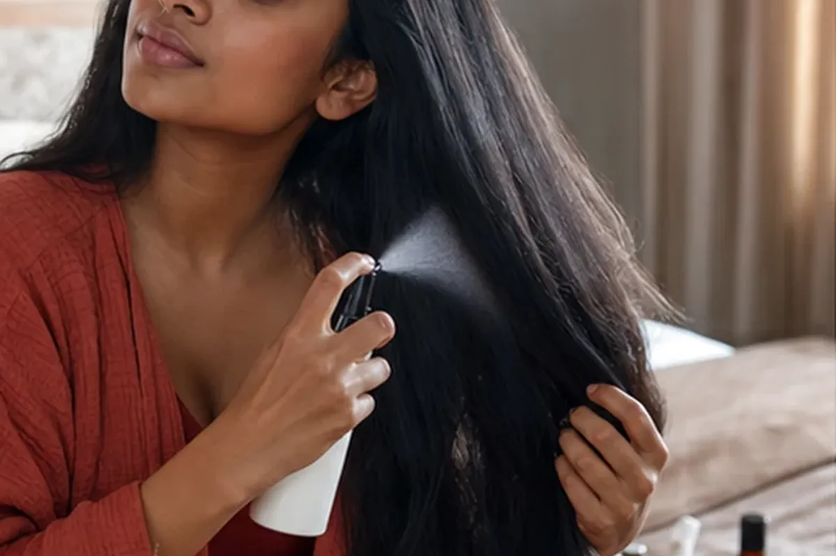 Hochwertige Beauty-Inszenierung zu Auswahlkriterien für Conditioner bei Frizz