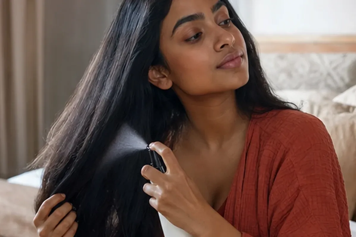Redaktioneller Beauty-Moment zur Ausgangslage bei Haartrockner für feines Haar