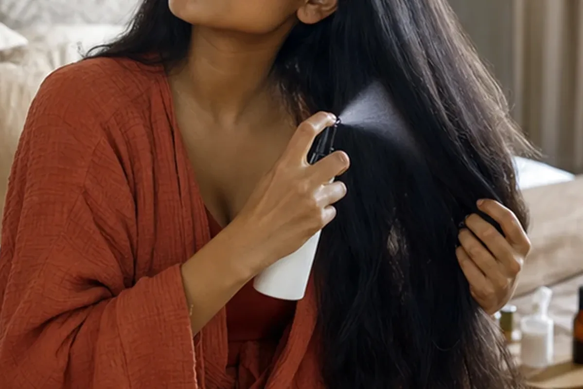 Redaktioneller Beauty-Moment zur Ausgangslage bei Conditioner bei Haarbruch