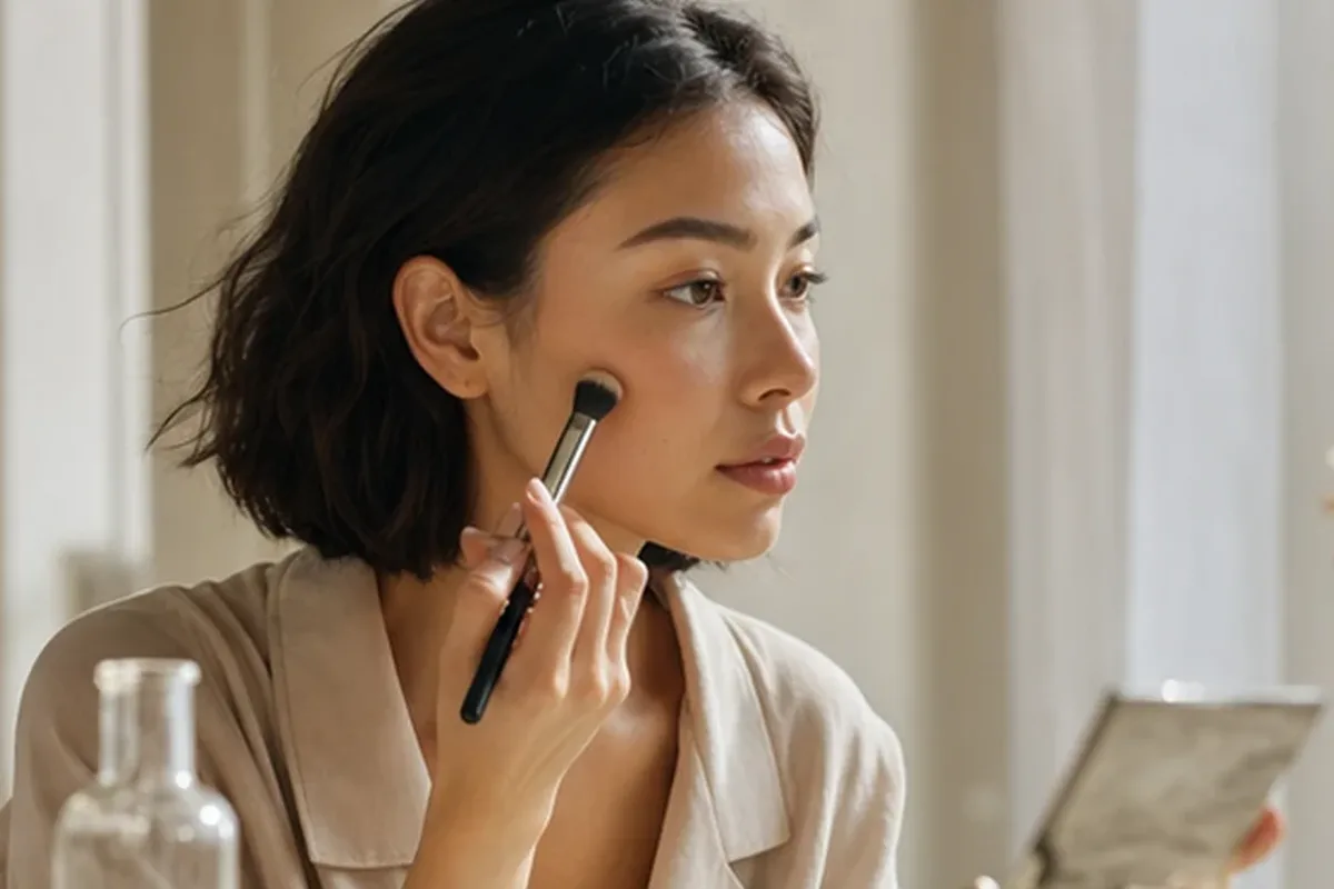 Emotionaler und authentischer Anwendungsmoment rund um Lippenstift für empfindliche Haut