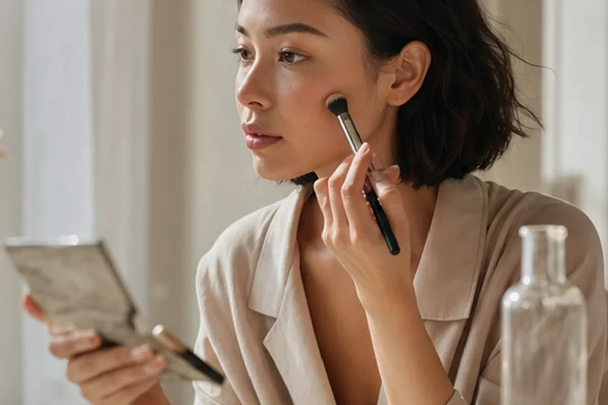 Redaktioneller Beauty-Moment zur Ausgangslage bei Lip Tint für langen Halt