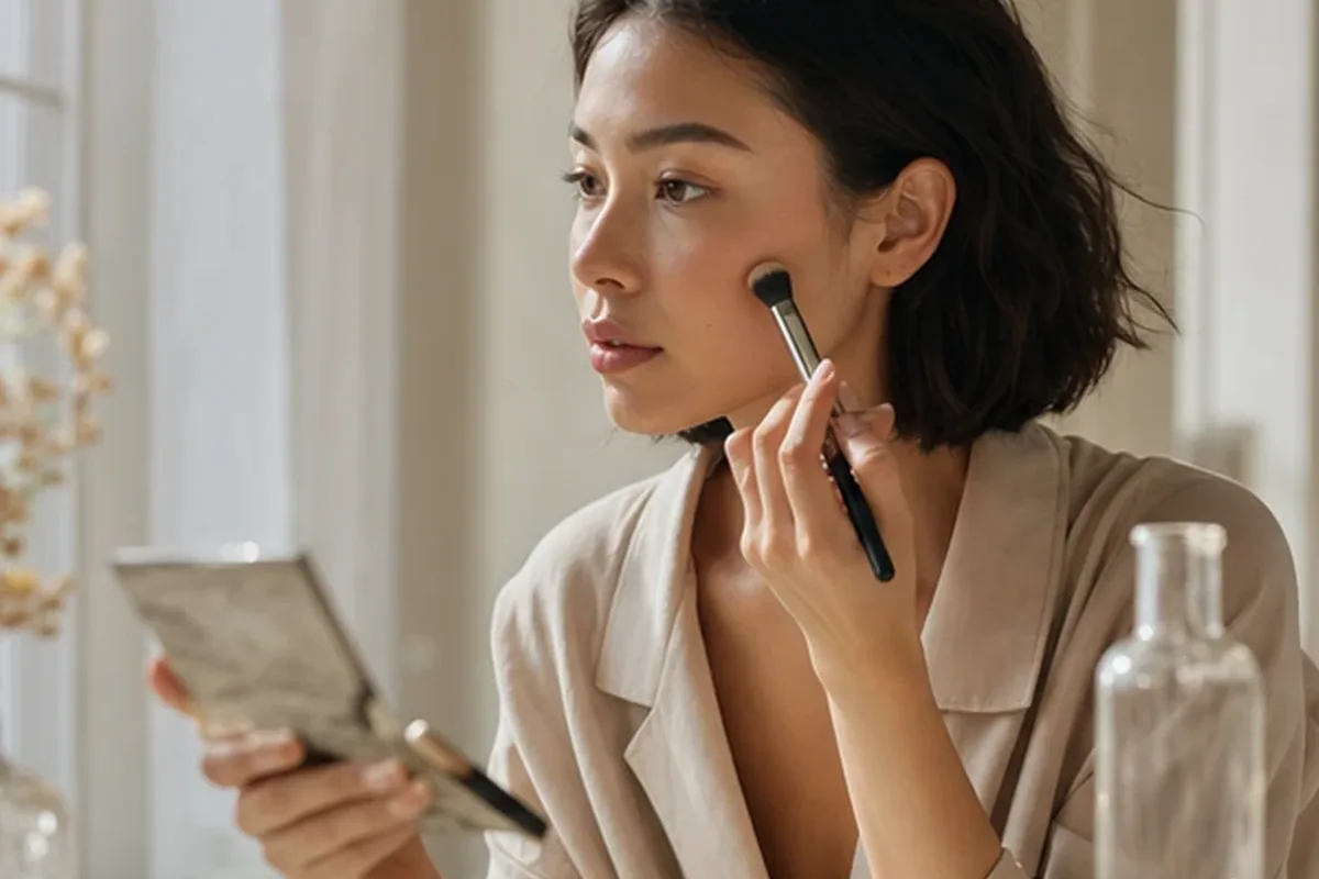 Authentische Beauty-Routine passend zum Thema Mascara für empfindliche Haut