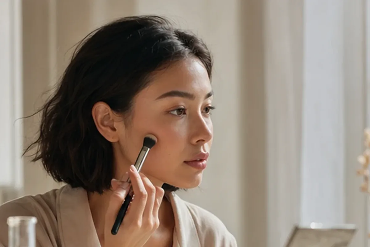 Emotionaler und authentischer Anwendungsmoment rund um Concealer bei Rötungen