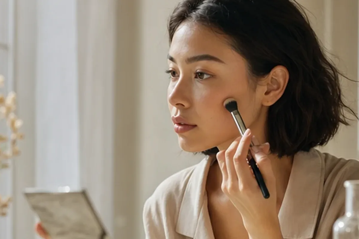Redaktioneller Beauty-Moment zur Ausgangslage bei Skin Tint bei großen Poren
