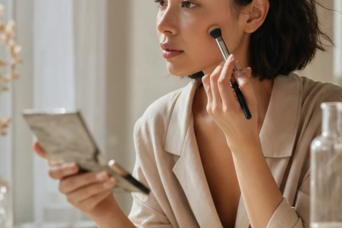 Redaktionelle Detailaufnahme zur Orientierung bei Mascara für reife Haut