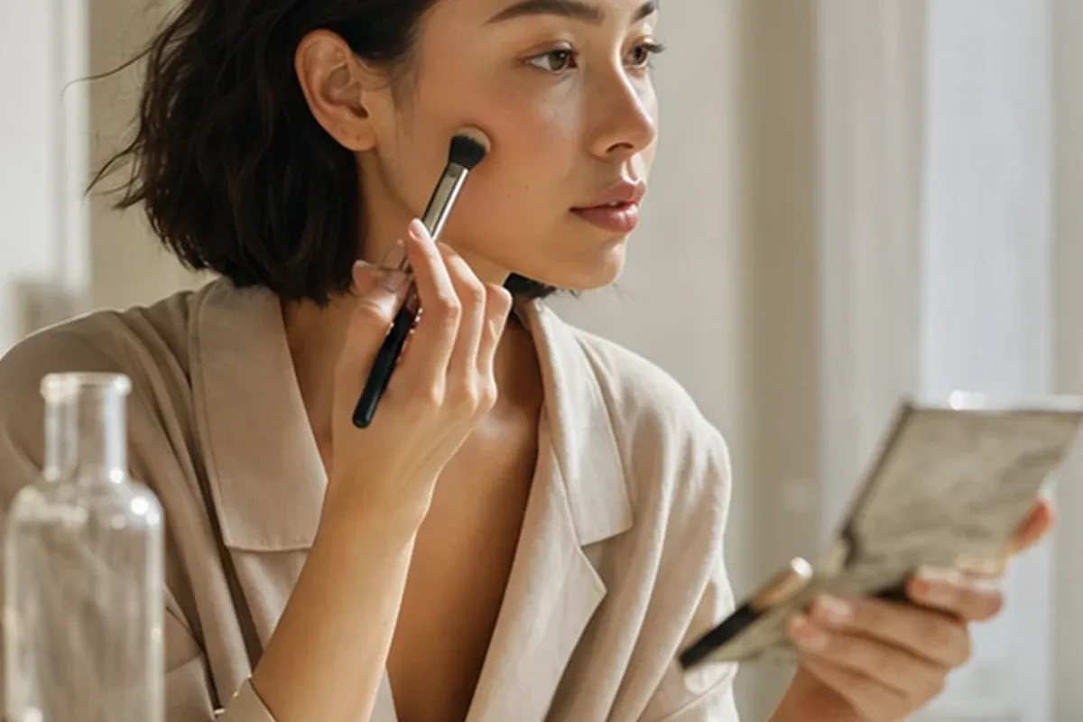 Authentische Beauty-Routine passend zum Thema Lippen