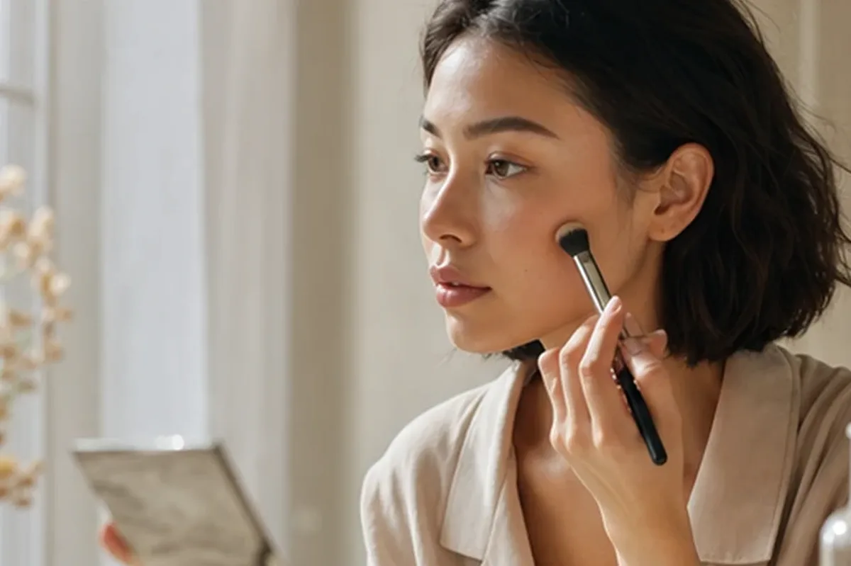 Redaktionelle Detailaufnahme zur Orientierung bei Skin Tint für reife Haut