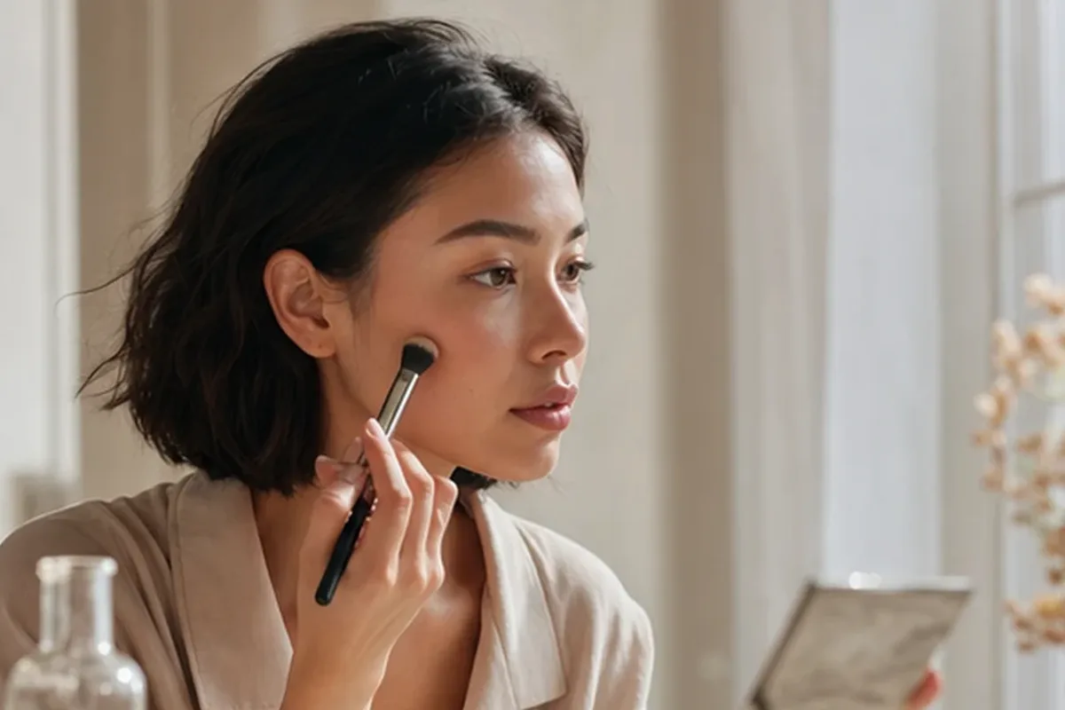 Authentische Beauty-Routine passend zum Thema Concealer für ölige Haut