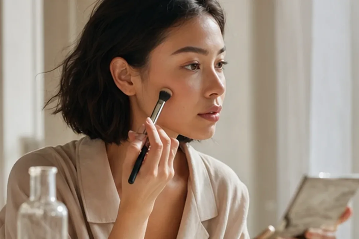 Emotionaler und authentischer Anwendungsmoment rund um Concealer bei Rötungen