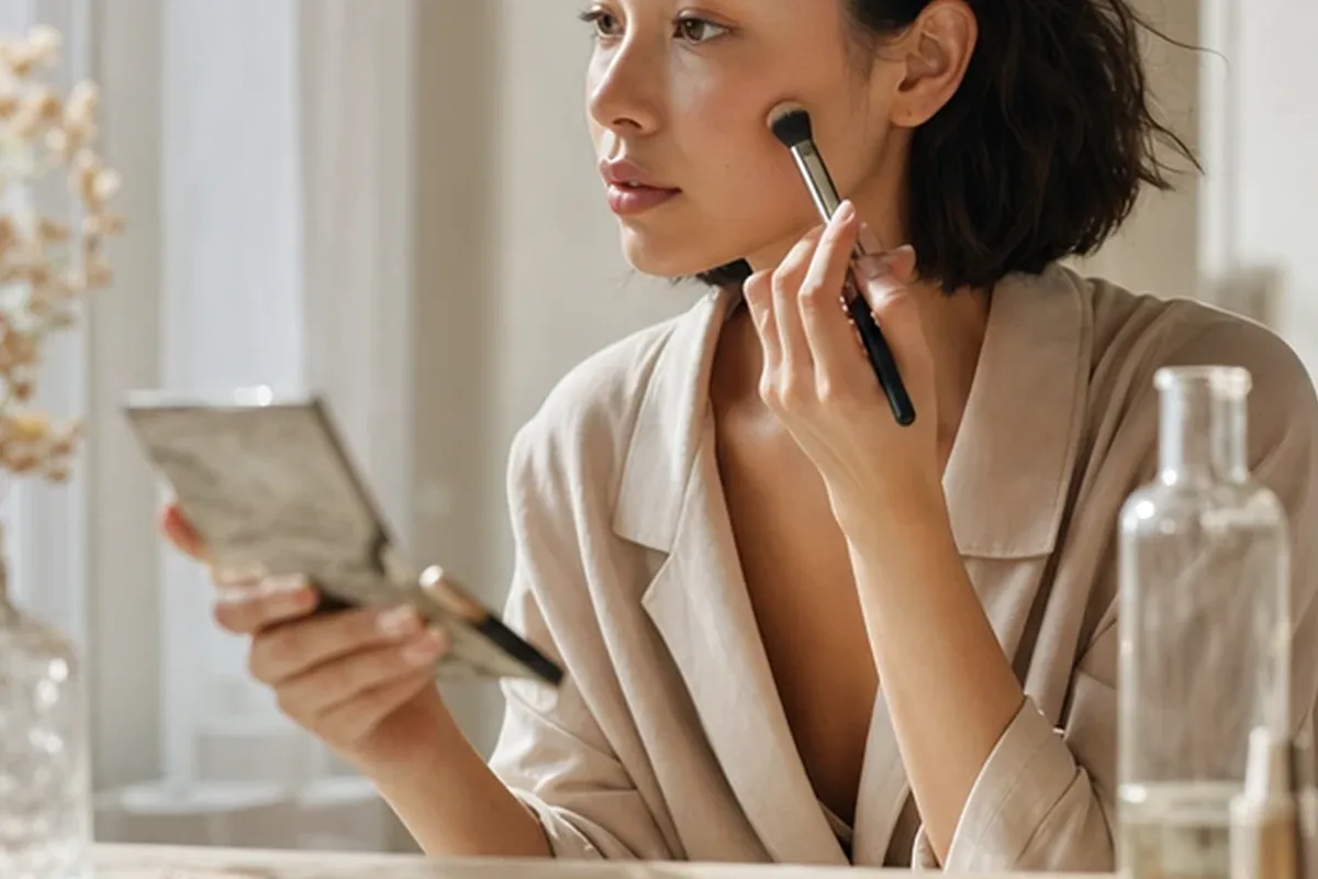 Redaktionelle Detailaufnahme zur Orientierung bei Concealer für ölige Haut