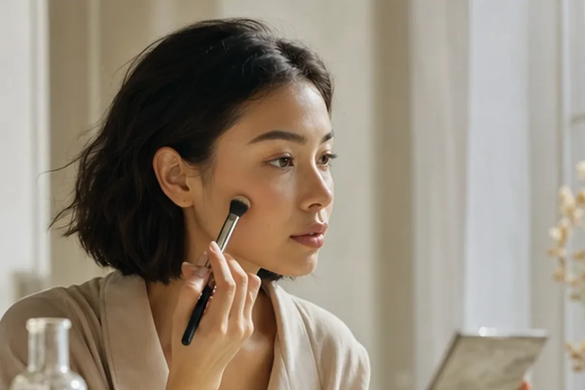 Authentische Beauty-Routine passend zum Thema Eyeliner für langen Halt