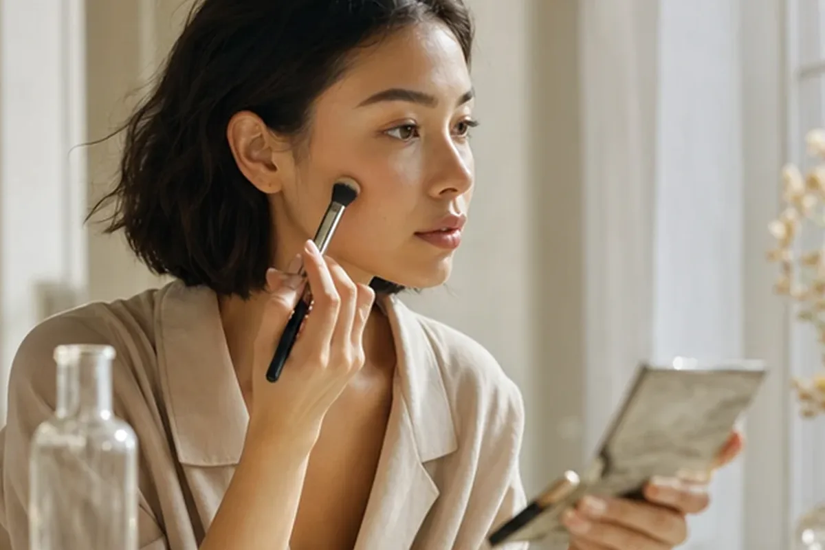 Authentische Beauty-Routine passend zum Thema Foundation für einen natürlichen Look