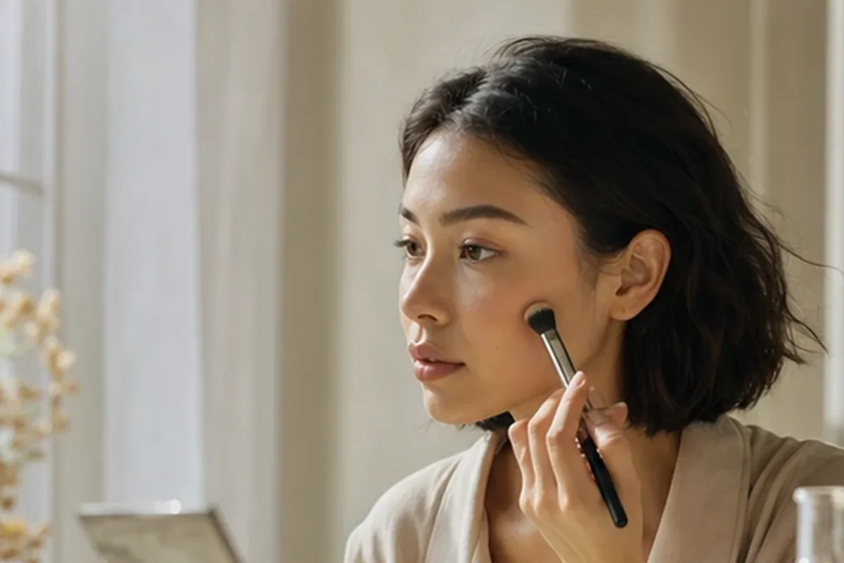 Redaktionelle Detailaufnahme zur Orientierung bei Eyeliner für langen Halt