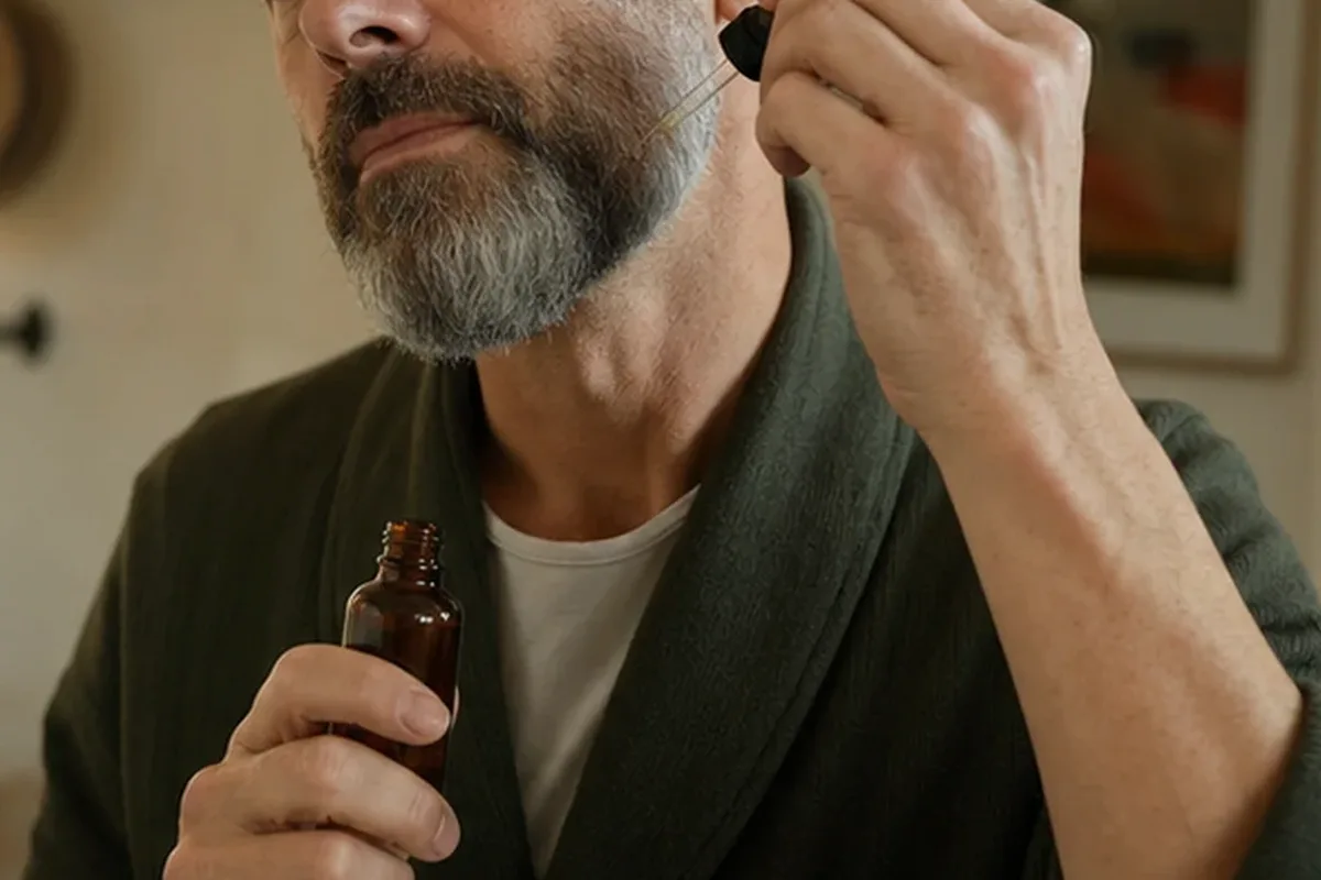 Authentische Beauty-Routine passend zum Thema Männer-Gesichtscreme für Pflege-Einsteiger