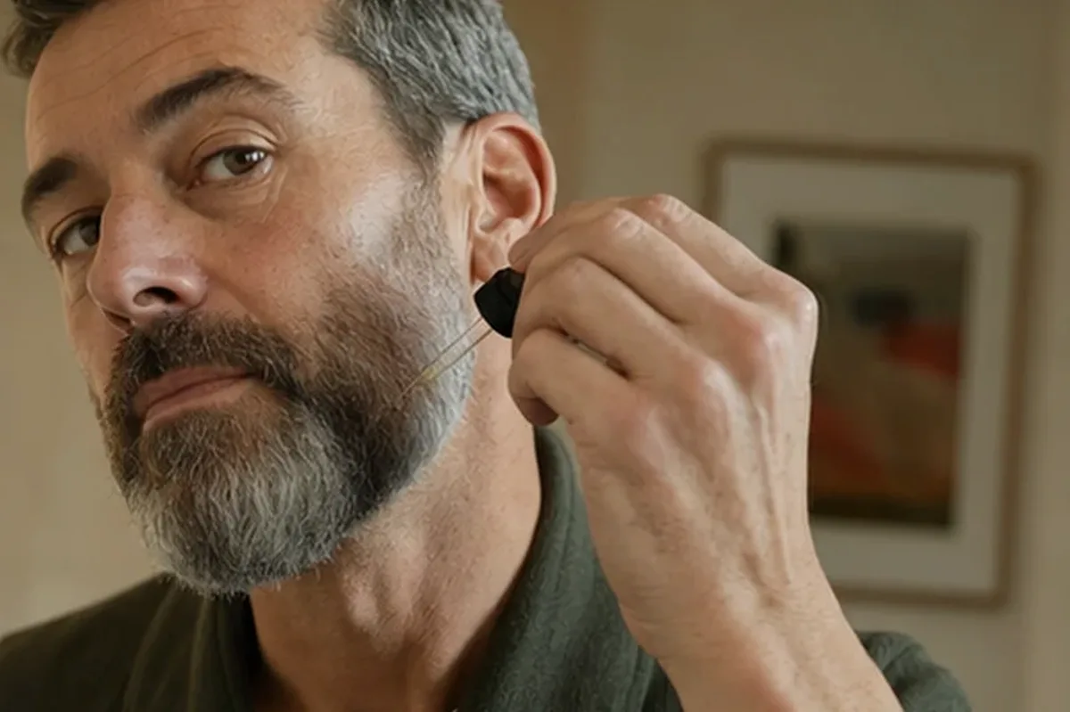 Emotionaler und authentischer Anwendungsmoment rund um After Shave für fettige Haut