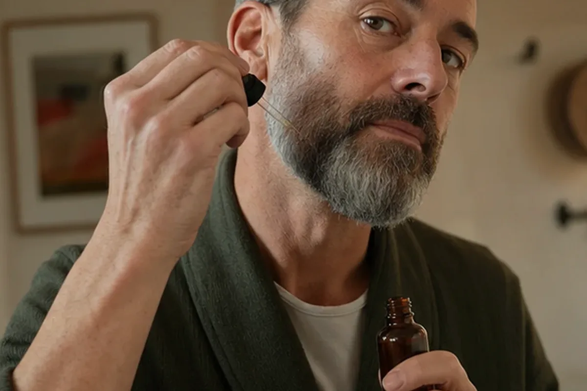 Authentischer Wohlfühlmoment passend zum Beauty-Thema After Shave bei wenig Zeit