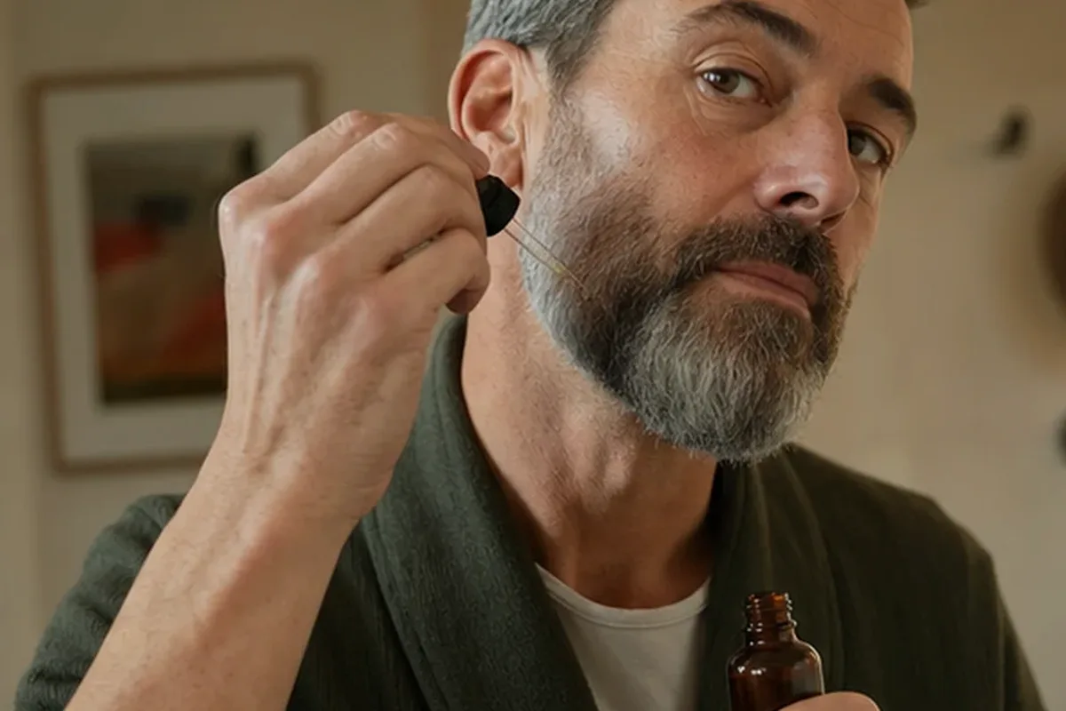 Authentische Beauty-Routine passend zum Thema Männer-Gesichtsreiniger für trockene Haut