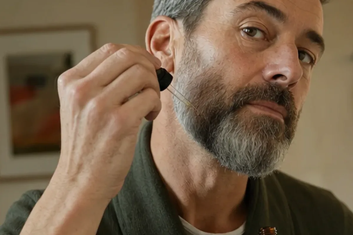 Authentischer Wohlfühlmoment passend zum Beauty-Thema After Shave für fettige Haut