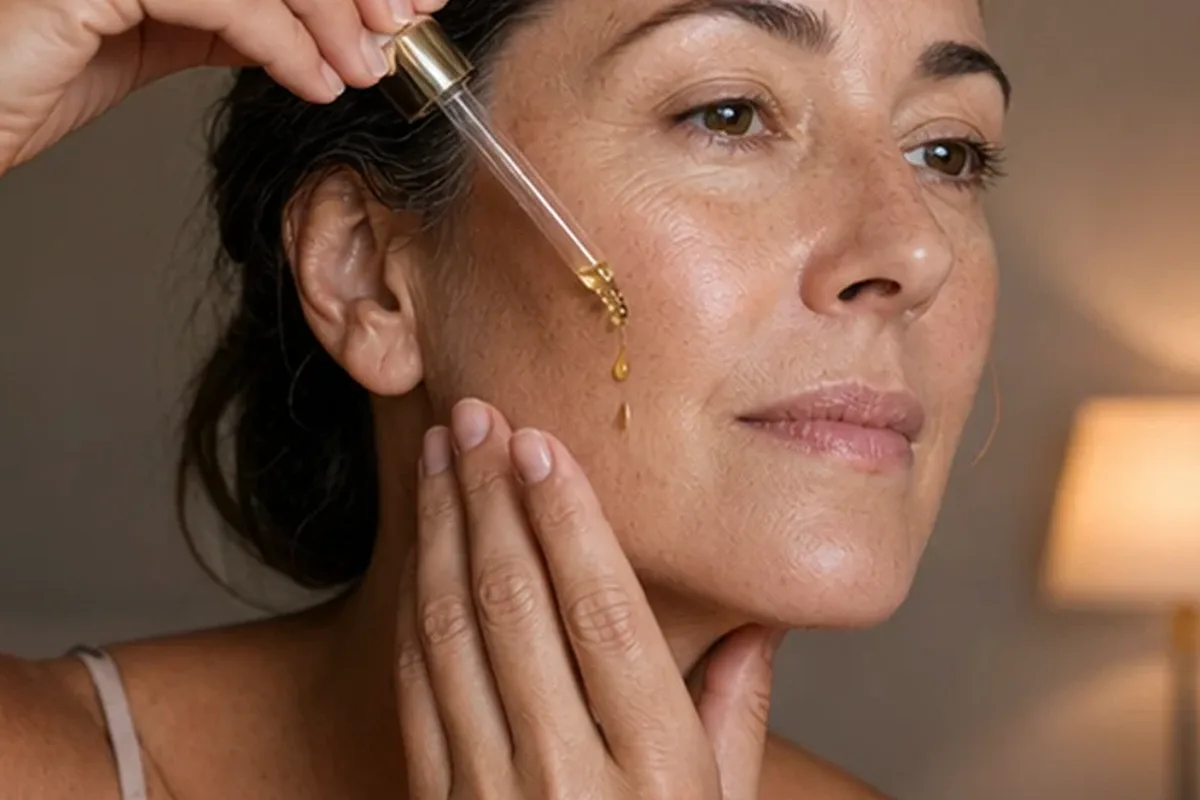 Authentische Beauty-Routine passend zum Thema Feuchtigkeitsserum für fettige Haut