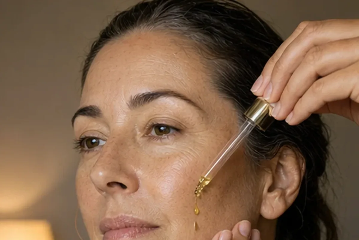 Redaktioneller Beauty-Moment zur Ausgangslage bei Niacinamid-Serum bei Pigmentflecken