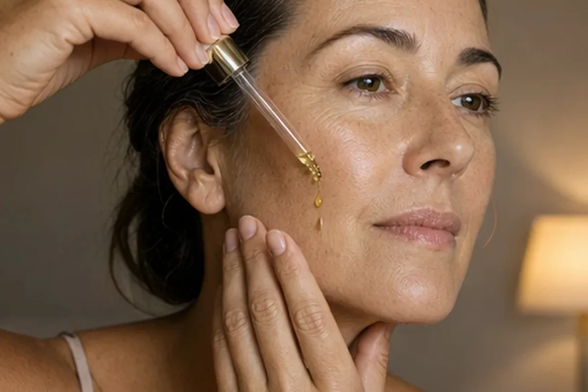 Redaktioneller Beauty-Moment zur Ausgangslage bei Chemisches Peeling bei Pigmentflecken
