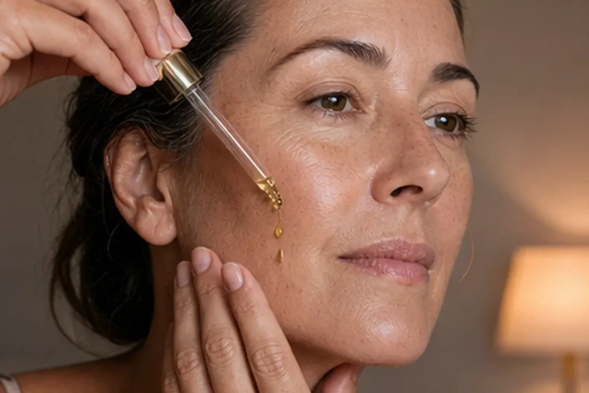 Redaktioneller Beauty-Moment zur Ausgangslage bei Chemisches Peeling bei ersten Fältchen
