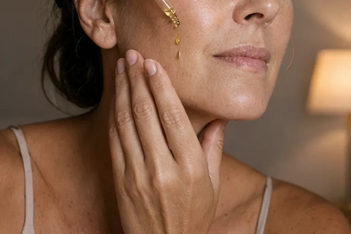 Authentische Beauty-Routine passend zum Thema Gesichtscreme bei Pigmentflecken