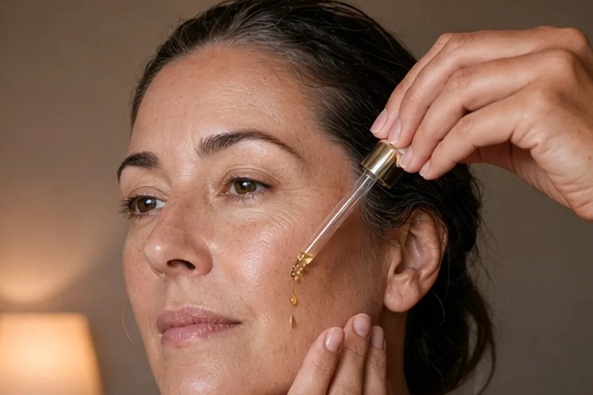 Authentische Beauty-Routine passend zum Thema Seren