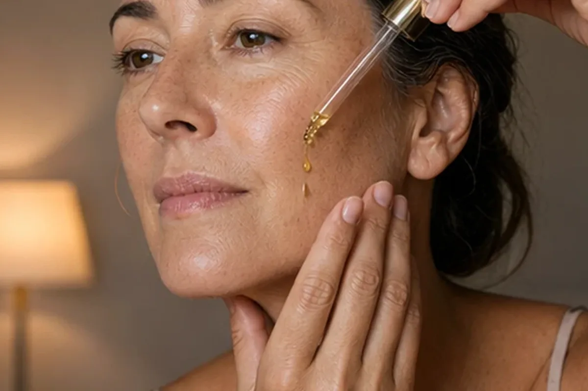 Hochwertige Beauty-Inszenierung zu Auswahlkriterien für Reinigungsöl für empfindliche Haut