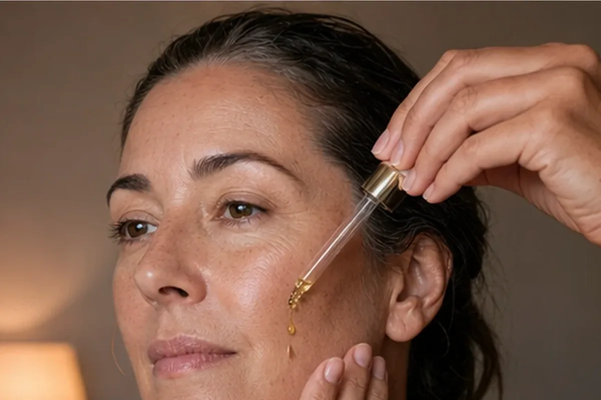 Redaktioneller Beauty-Moment zur Ausgangslage bei Augenpflege bei ersten Fältchen