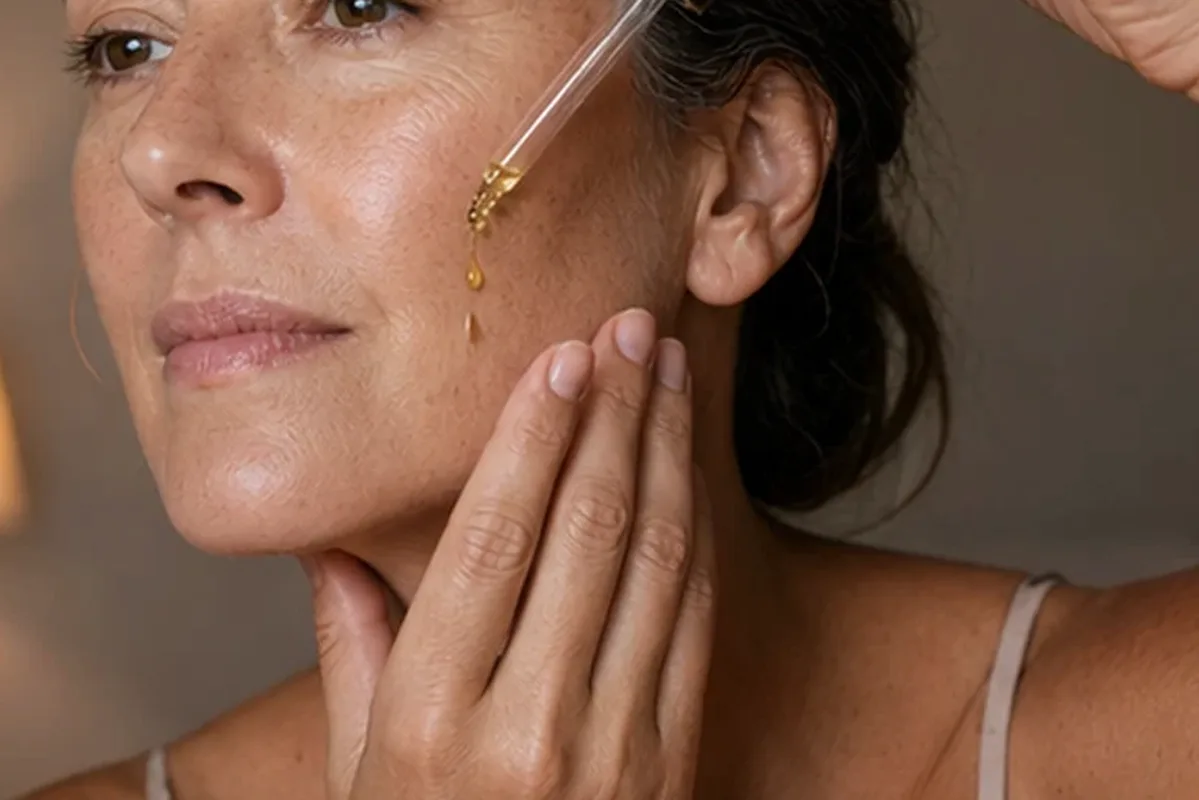 Redaktioneller Beauty-Moment zur Ausgangslage bei Hautbarriere-Pflege bei Pigmentflecken