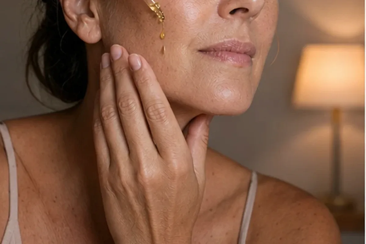 Authentische Beauty-Routine passend zum Thema Feuchtigkeitsserum bei Pigmentflecken
