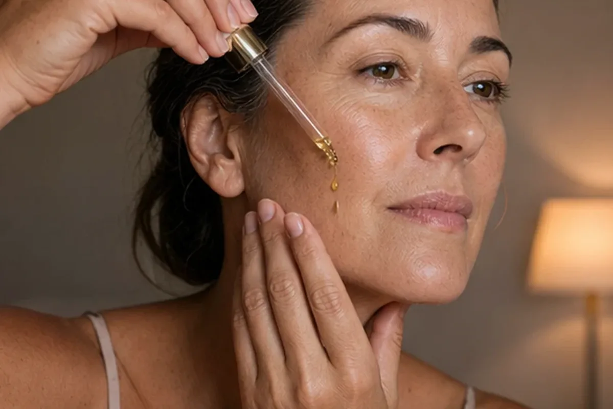 Authentischer Wohlfühlmoment passend zum Beauty-Thema Sonnenschutz für unreine Haut