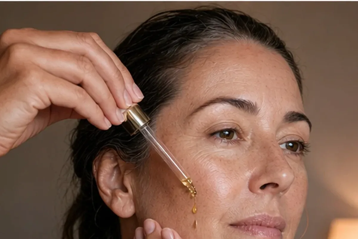 Authentische Beauty-Routine passend zum Thema Gesichtsmaske bei Pigmentflecken