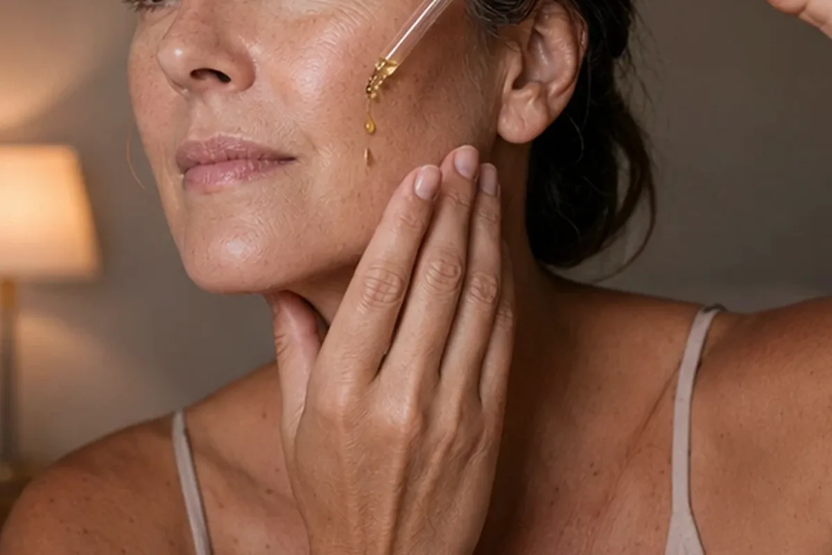 Authentische Beauty-Routine passend zum Thema Feuchtigkeitsserum für empfindliche Haut