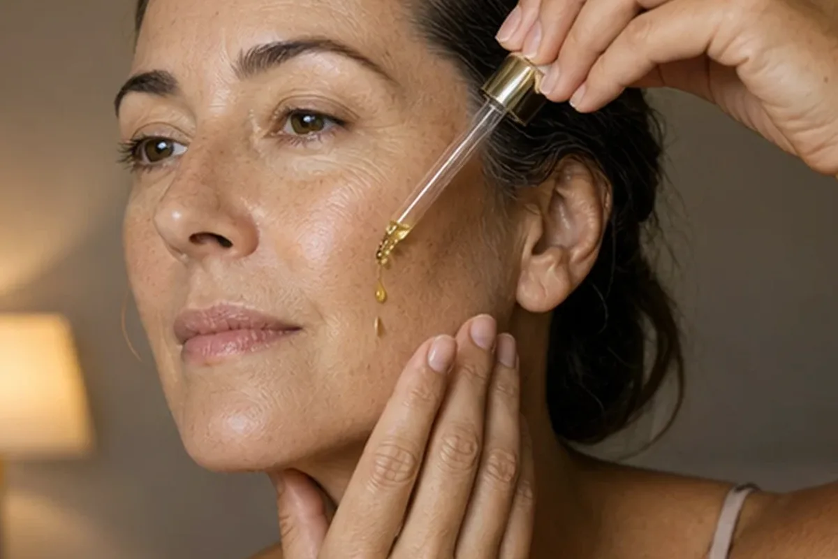 Authentischer Wohlfühlmoment passend zum Beauty-Thema Gesichtsreinigung für Mischhaut